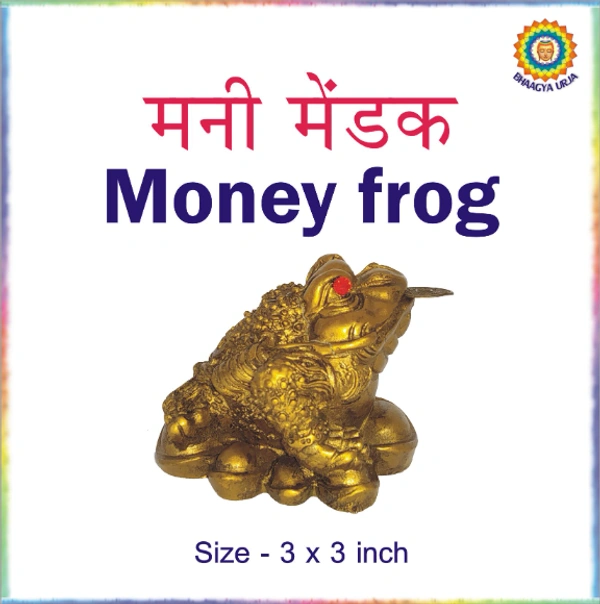 Money Frog (big) - 3 x 3 inch